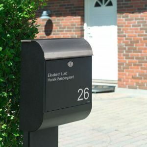 Navneskilte til postkasse